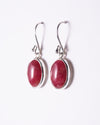 Rhodonite Small Drop Earrings