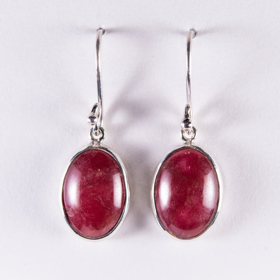 Rhodonite Small Drop Earrings