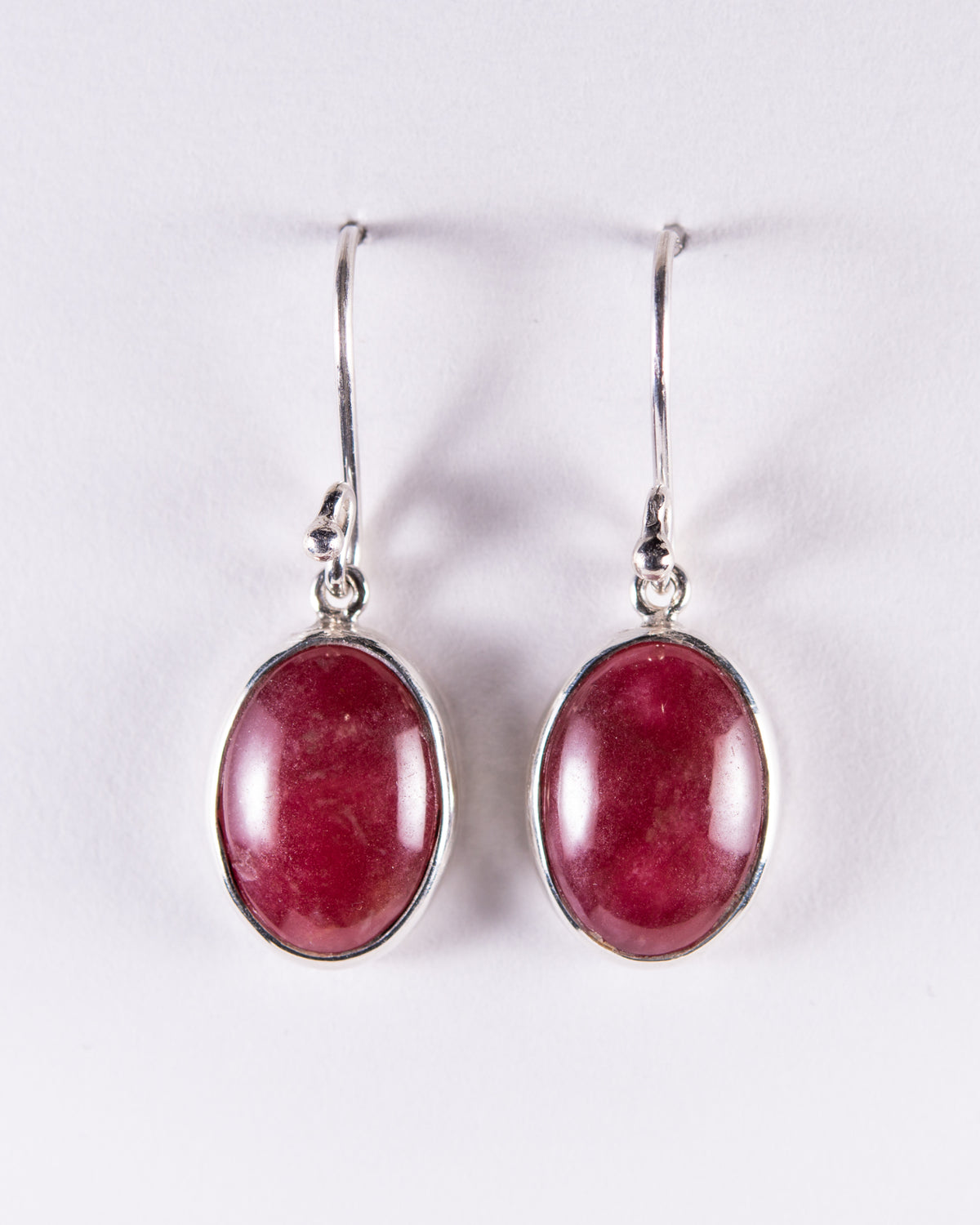 Rhodonite Small Drop Earrings