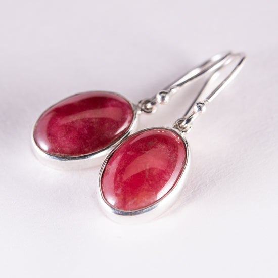 Rhodonite Small Drop Earrings