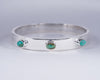 Turquoise Sterling Silver Bangle (AH699)