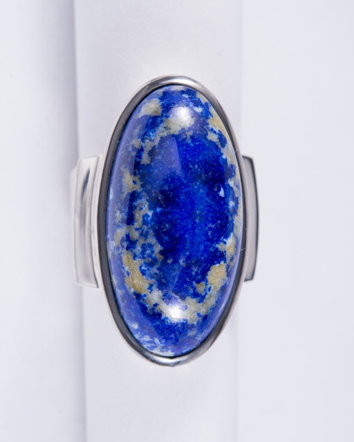 Lapis Lazuli Sterling Silver Ring S8 (AH774)