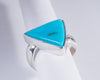Kingman Mine Turquoise Sterling Silver Ring S7 (AH768)