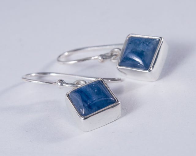 Kyanite Sterling Silver Earrings (AH719)