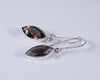 Smokey Quartz Sterling Silver Faceted Earrings (AH722)