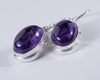 Amethyst Sterling Silver Earrings (AH706)