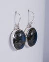 Labradorite Sterling Silver Earrings (AH710)
