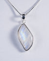Rainbow Moonstone Sterling Silver Pendant (AH878)