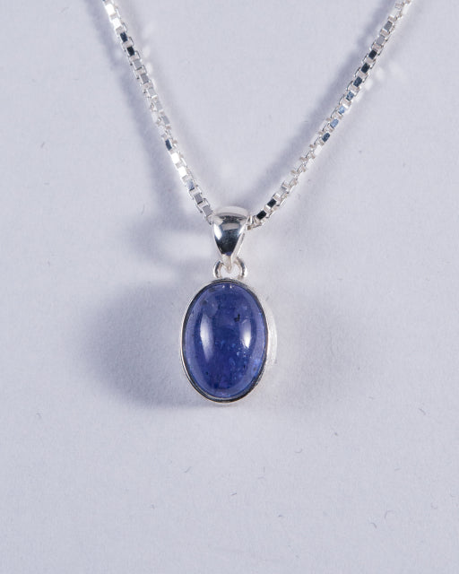 Tanzanite Sterling Silver Pendant (AH891)