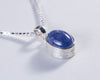 Tanzanite Sterling Silver Pendant (AH891)