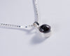 Garnet Sterling Silver Pendant (AH892)