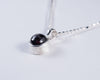 Garnet Sterling Silver Pendant (AH892)