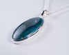 Blue Apatite Sterling Silver Pendant (AH839)