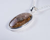 Ammonite Sterling Silver Pendant (AH838)