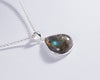 Labradorite Sterling Silver Pendant (AH828)