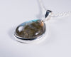 Labradorite Sterling Silver Pendant (AH828)