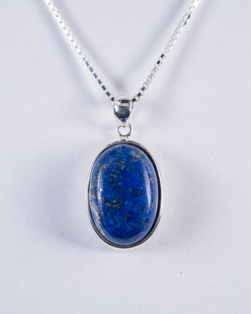 Lapis Lazuli Sterling Silver Pendant (AH842)