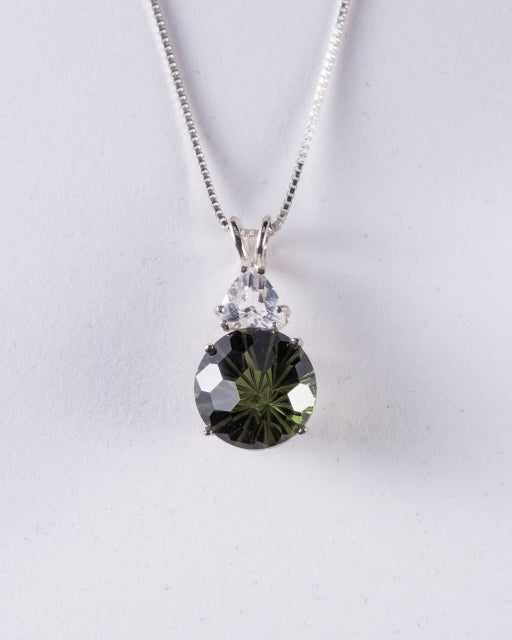 Marcel Vogel Moldavite Super Nova™ with Danburite Pendant