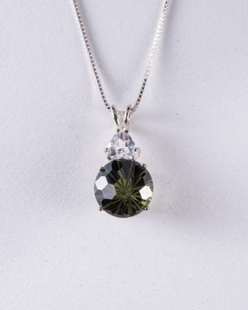 Marcel Vogel Moldavite Super Nova™ with Danburite Pendant
