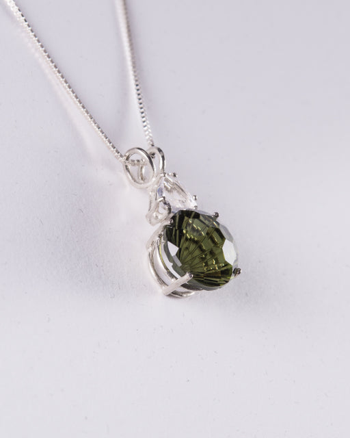 Marcel Vogel Moldavite Super Nova™ with Danburite Pendant