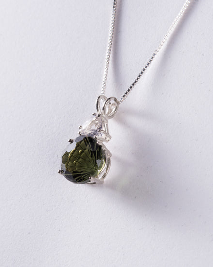 Marcel Vogel Moldavite Super Nova™ with Danburite Pendant