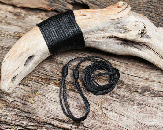 Black Cord - Machine plaited