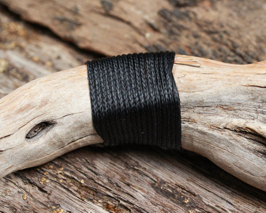 Black Cord - Machine plaited