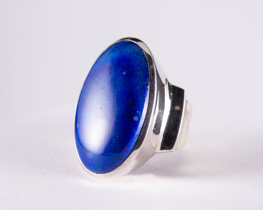 Lapis Lazuli Sterling Silver Ring S8 (S617)