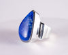 Lapis Lazuli Sterling Silver Ring S7 (S618)