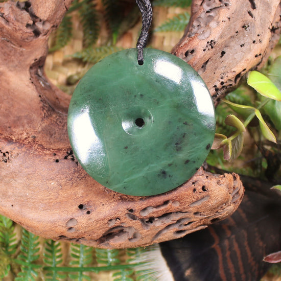 Koru carved from Hapopo Pounamu - NZ Greenstone
