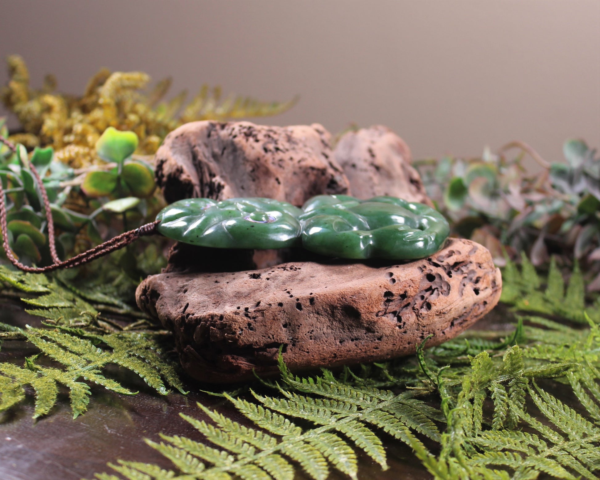 Hei Tiki carved from Hapopo Pounamu - NZ Greenstone
