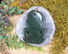 Hei Tiki carved from Kawakawa Pounamu - NZ Greenstone