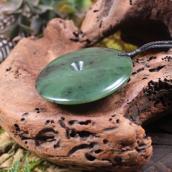 Koru carved from Hapopo Pounamu - NZ Greenstone