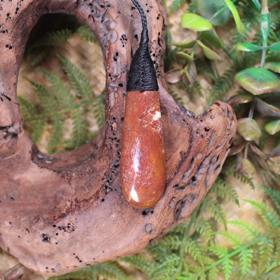 Roimata or Teardrop carved from NZ Rhyolite