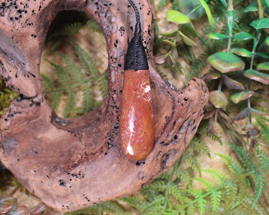 Roimata or Teardrop carved from NZ Rhyolite