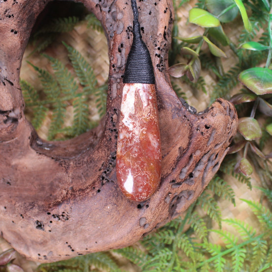 Roimata or Teardrop carved from NZ Rhyolite