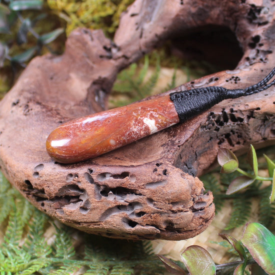 Roimata or Teardrop carved from NZ Rhyolite