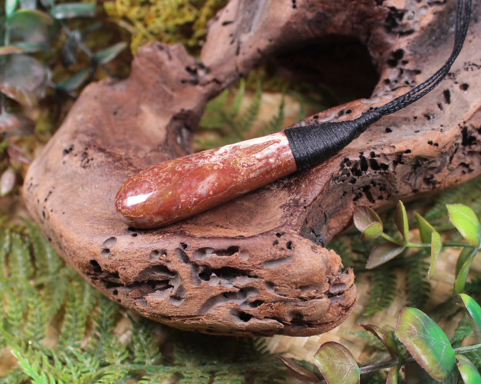 Roimata or Teardrop carved from NZ Rhyolite
