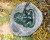 Hei Tiki carved from Kawakawa Pounamu - NZ Greenstone