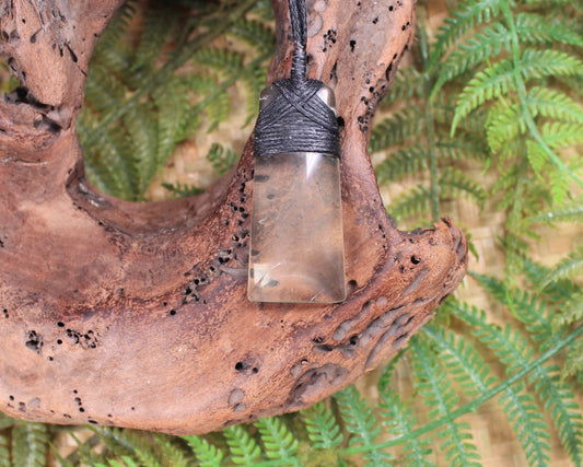 Lemon Quartz carved into a Toki or Adze