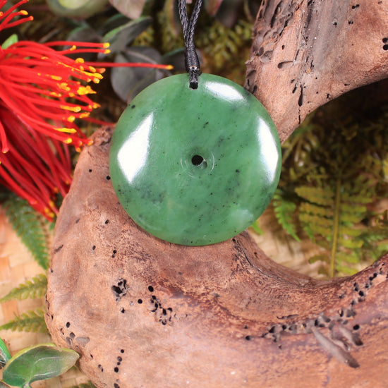 Koru carved from Hapopo Pounamu - NZ Greenstone