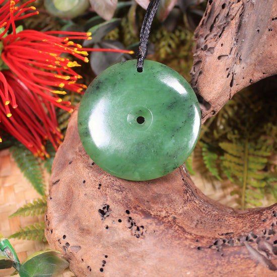 Koru carved from Hapopo Pounamu - NZ Greenstone