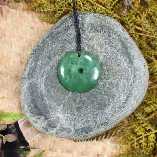 Koru carved from Hapopo Pounamu - NZ Greenstone