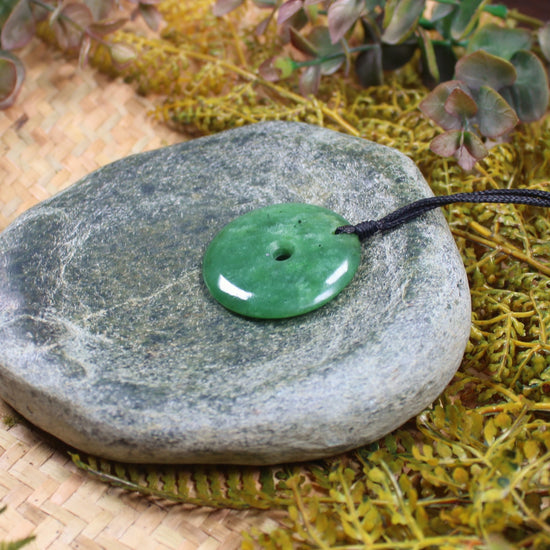 Koru carved from Hapopo Pounamu - NZ Greenstone