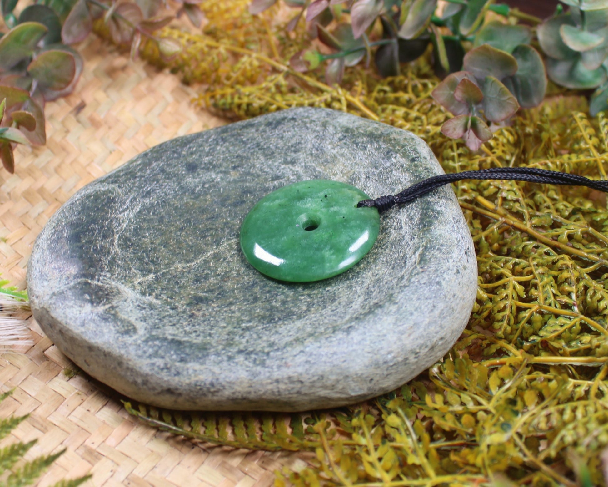 Koru carved from Hapopo Pounamu - NZ Greenstone