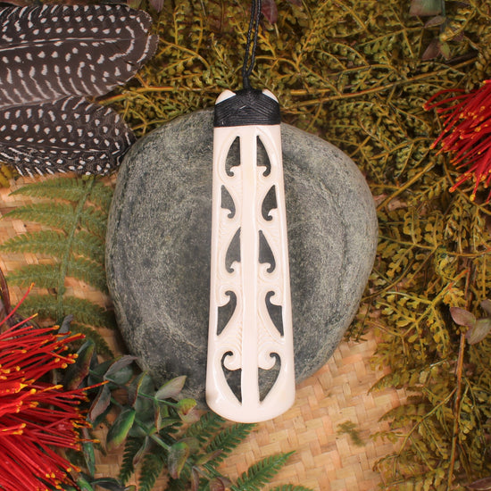 Toki or Adze carved from Beef Bone
