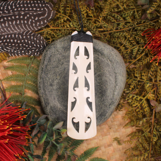 Toki or Adze carved from Beef Bone