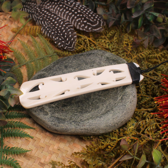 Toki or Adze carved from Beef Bone
