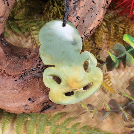 Hei Tiki carved from Inanga Pounamu - NZ Greenstone