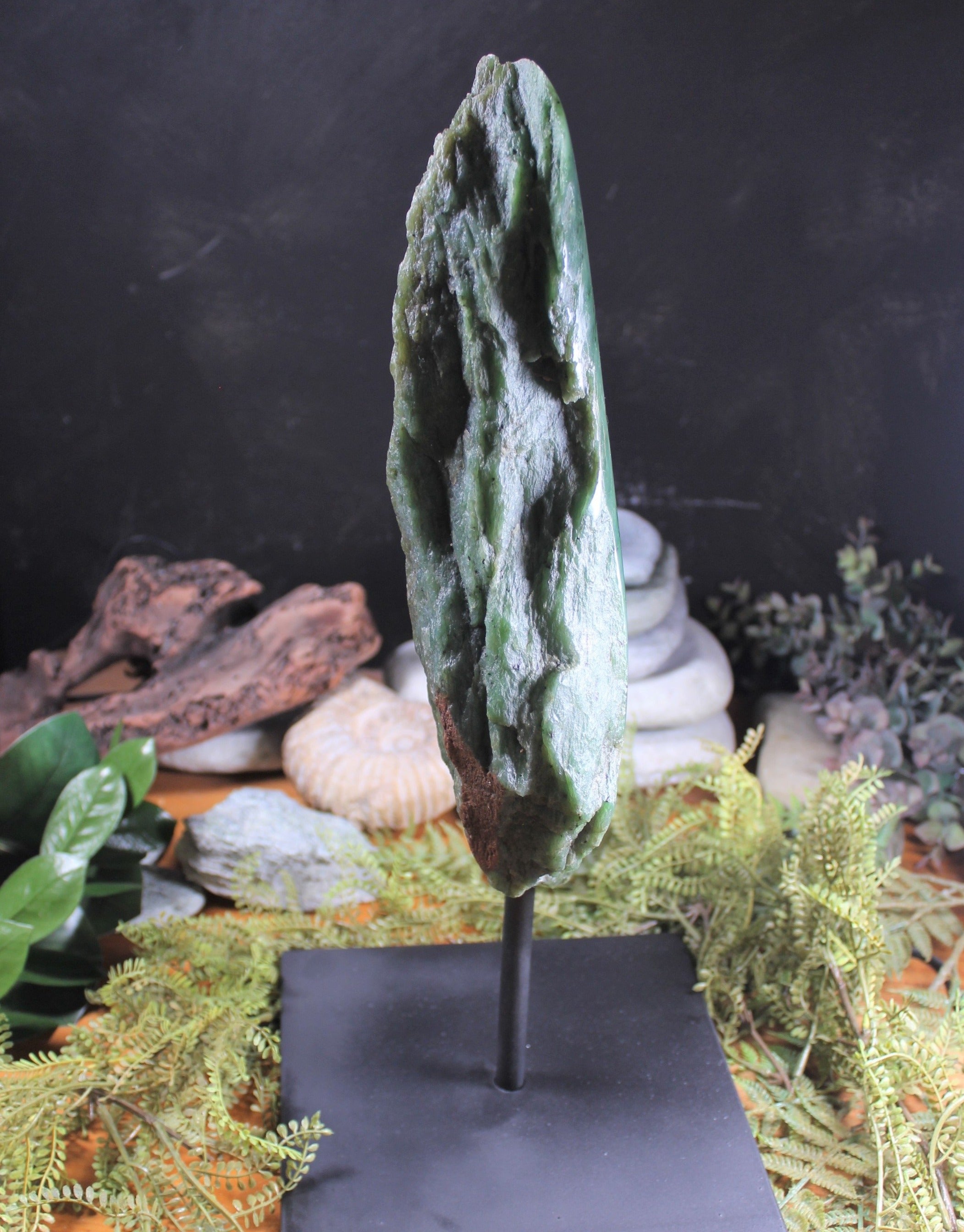 Freeform Pounamu Sculpture - Hapopo Pounamu - NZ Greenstone